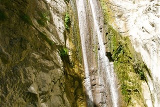 Lefkada - vodopády v Nidri
