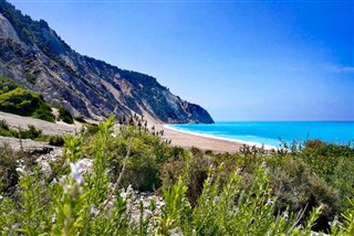 Lefkada - pláž Gialos