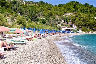 Samos - Kokkari - pláž Lemonakia