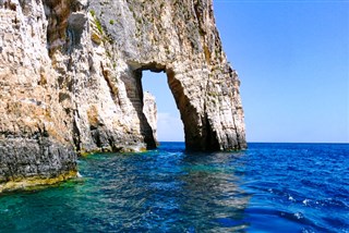 Zakynthos - mořské jeskyně u Limni Keri