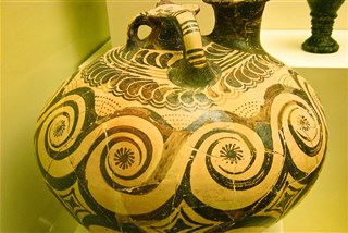 Kréta - archeologické muzeum v Heraklionu