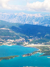 Černá Hora, letiště Tivat